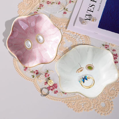 Binoster Ceramic Jewelry Dish, Jewelry Tray Key Tray, Small Ring Dish Holder - Image 2