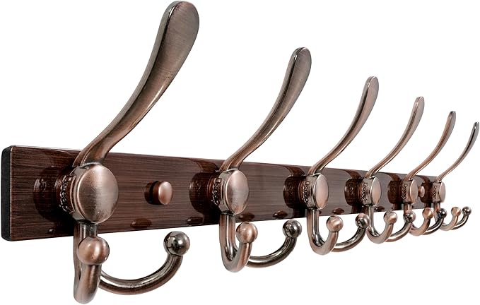 Dseap Coat Rack Wall Mount 2.0 Pro: 24” Long, 3X Tougher, Heavy Duty Stainless by Dseap