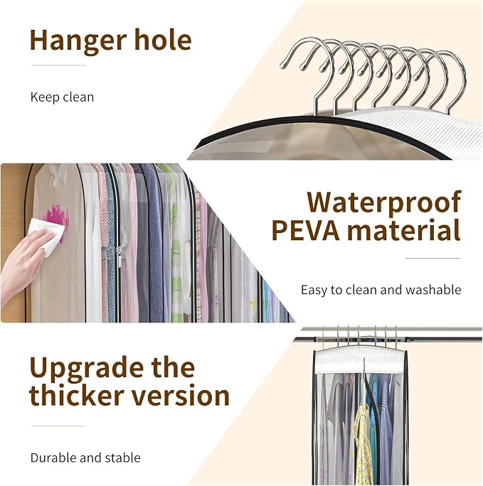 Upgraded Thickened Clear Garment Bags - Image 5