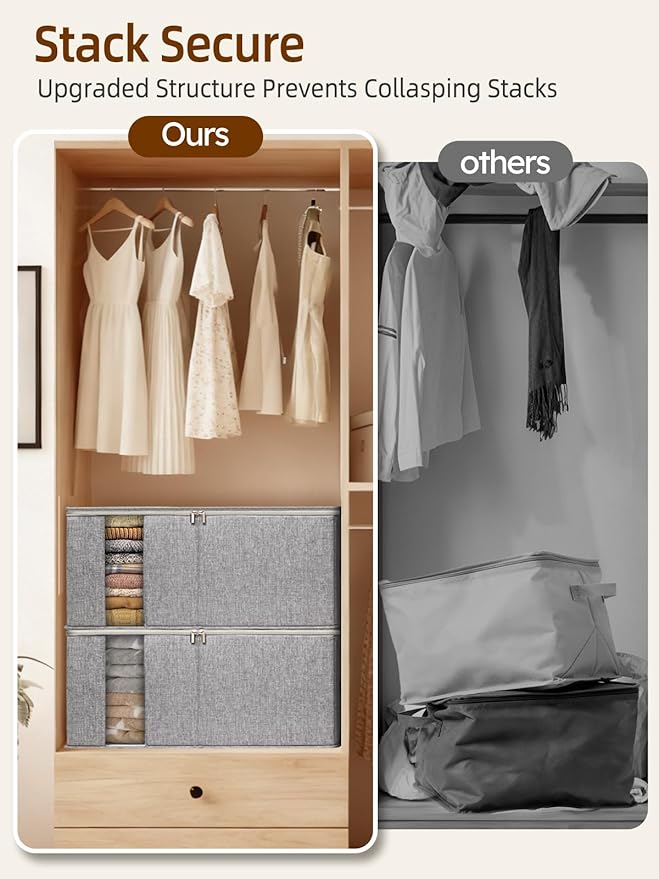 90L King Size Comforter Storage Bags - Image 6