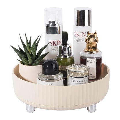 Anyoifax Makeup Perfume Organizer Tray 360 Degree Rotating Lazy Susan Skincare by Anyoifax