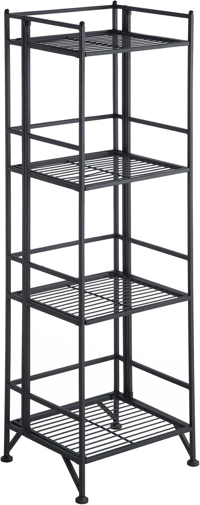 Convenience Concepts Xtra Storage 4 Tier Folding Metal Shelf by ConvenienceConcepts