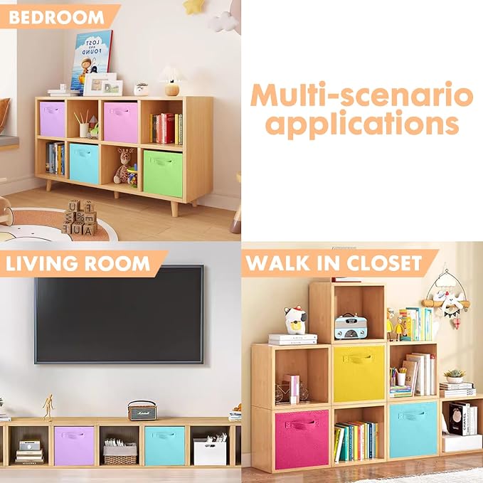 ShellKingdom Foldable Fabric Storage Cubes And Cloth Organizer Drawer - Image 5