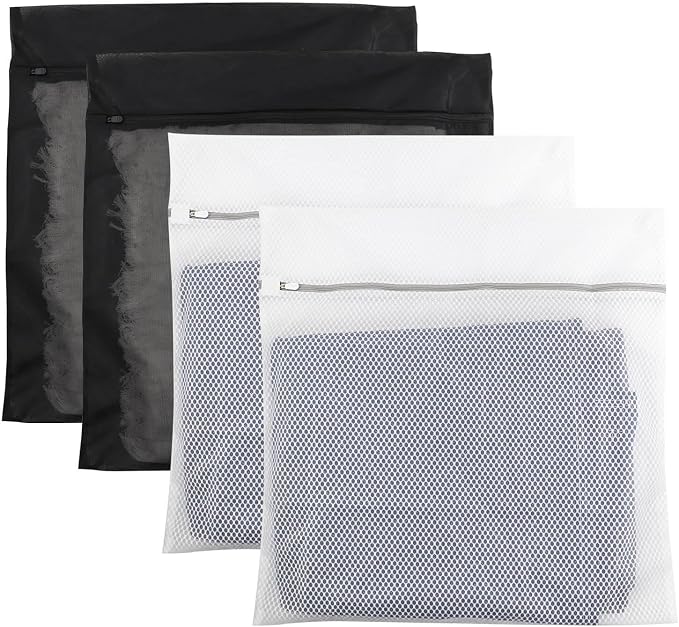 4Pack Mesh Laundry Bag Delicates Laundry Bag-Extra Large Durable Wash Bag - Image 7