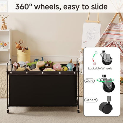 StorageWorks Toy Box with Wheels - Image 4
