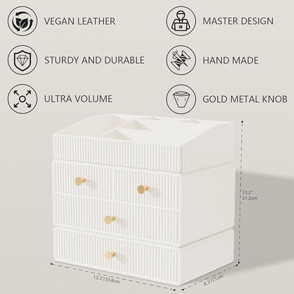 Makeup Organizer Countertop, Vanity Organizer, Skincare Organizers, Cosmetic - Image 3