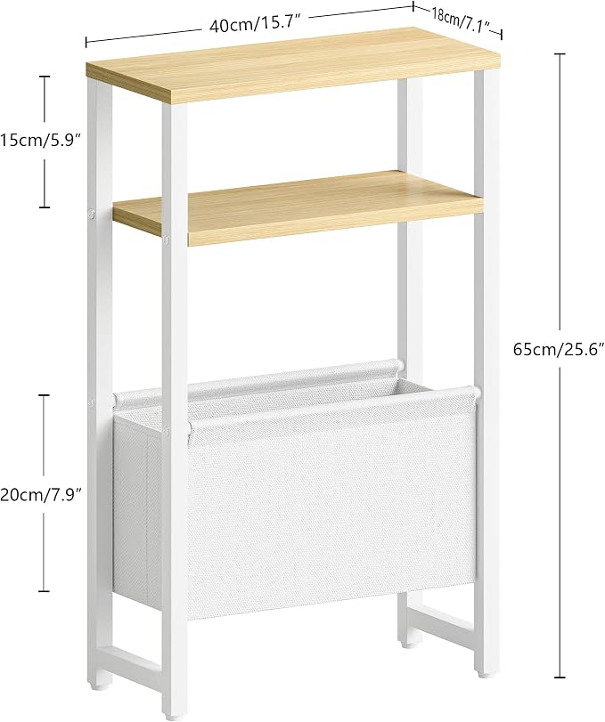 Narrow Side Table, Slim End Table - Image 3