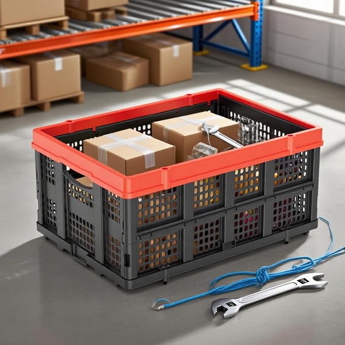 TOLRET 49L Collapsible Crate, Milk Crate - Image 6