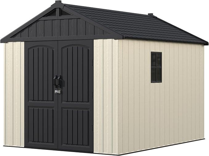 Devoko 8 x 10 FT Plastic Outdoor Storage Shed by DEVOKO