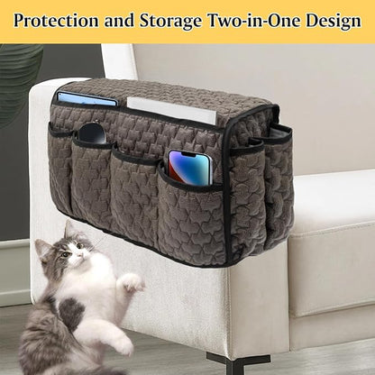 Remote Control Holder, Non Slip Bedside Caddy TV Remote Holder Armchair Caddy - Image 7