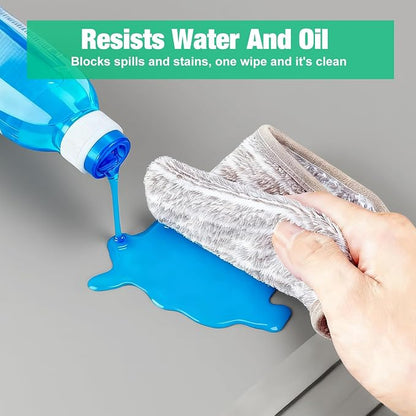 Aisslro Under Sink Mat 31" X 22", Waterproof Silicone Under Sink Mats - Image 3