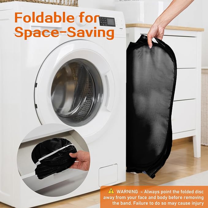 Foldable Laundry Baskets, Collapsible Mesh Laundry Hamper, Durable Pop Up - Image 6