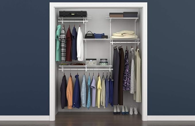 ClosetMaid ShelfTrack Wire Closet Organizer System, Adjustable from 4 to 6 Ft. - Image 10