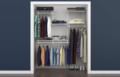 ClosetMaid ShelfTrack Wire Closet Organizer System, Adjustable from 4 to 6 Ft. - Image 10