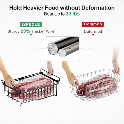 iSPECLE Large Chest Freezer Organizer Bins - Image 6