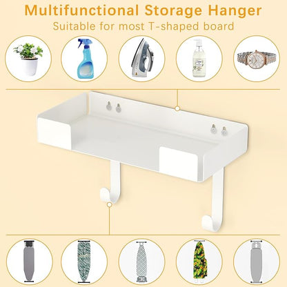 JUYSON Ironing Board Holder Wall Mount, Iron Board Storage Hanger - Image 3