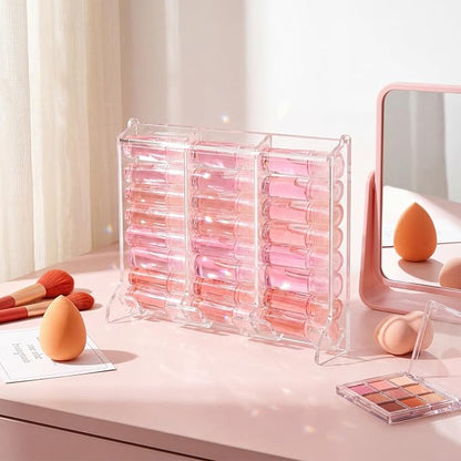 Weysat 1 Pc Lip Balm Display Clear Acrylic Automatic Dispenser Lip Balm Holder - Image 4