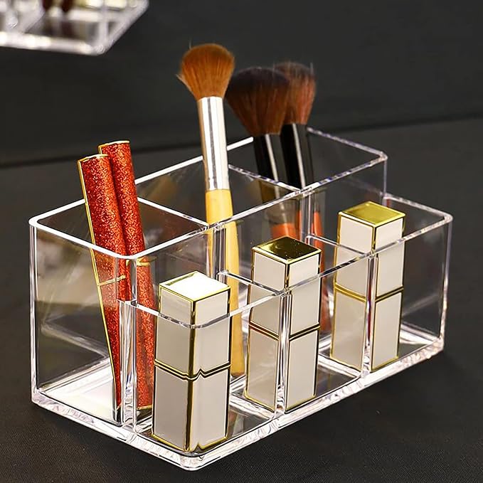 Foraineam 2 Pack Acrylic Makeup Brushes Holder - Image 8