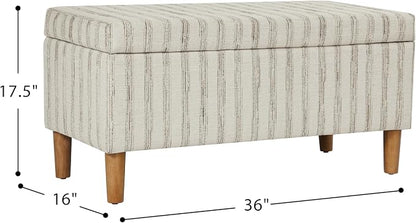 HomePop Malmo 36" Storage Bench - Image 3