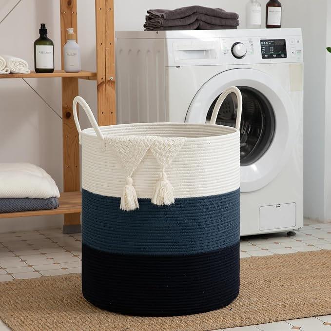 OIAHOMY 100L Laundry Hamper, Dirty Clothes Hamper - Image 2