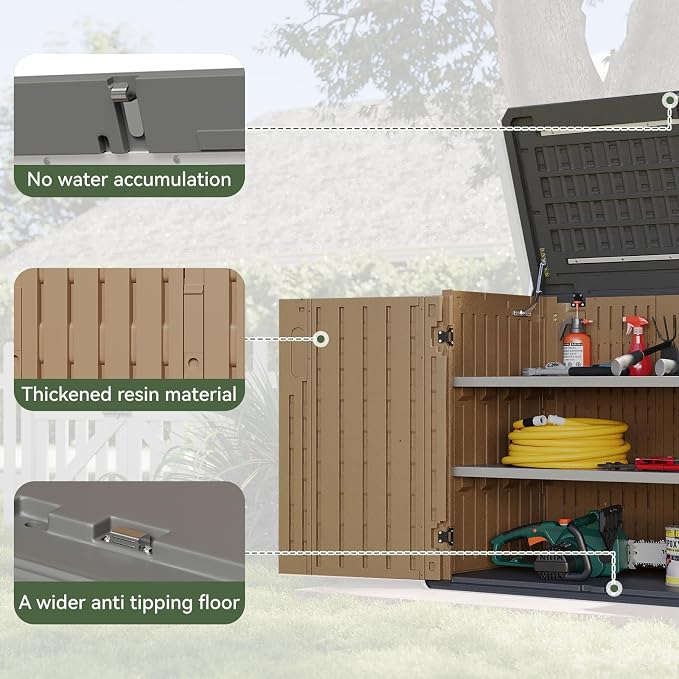 Aoxun Outdoor Storage Cabinet - Image 4