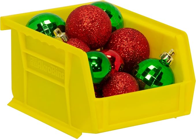 Akro-Mils Storage Bins 30210, Plastic | Stackable | Hanging Design | 5" x 4" x - Image 6