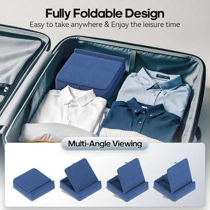KDD Tablet Pillow Stand with Storage, Foldable iPad Holder - Image 4