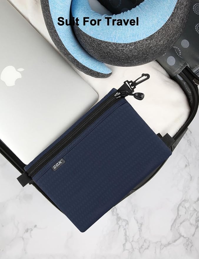 GOX Travel Toiletry Bag Carry On Zipper Pouch Cosmetic Kit Makeup Digital Bag - Image 8