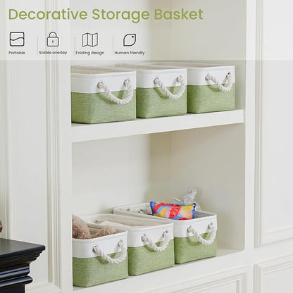 11.8x7.9x5.2 Inch Fabric Small Storage Bins - Image 5
