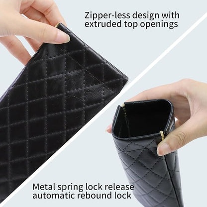 Double Eyeglass Case Soft Dual Glasses Case - Image 3