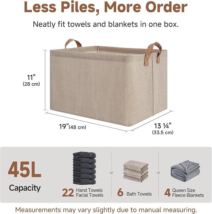 StorageWorks Storage Bins, Fabric Storage Bins - Image 6