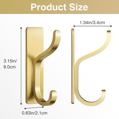 10-Pack Wall Hooks for Hanging Towels - Image 5
