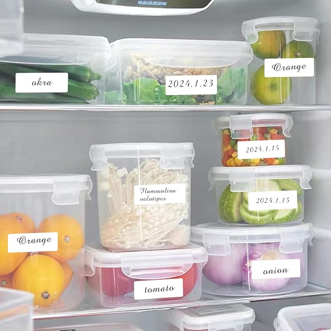 Removable Freezer Labels, Date Label 1x3 Inch Food Storage Stickers, Waterproof - Image 3