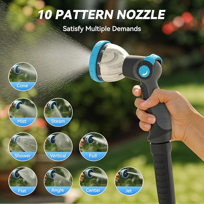 Relhost Retractable Garden Hose Reel, 1/2 in x 100 ft Wall Mount Heavy Duty - Image 6