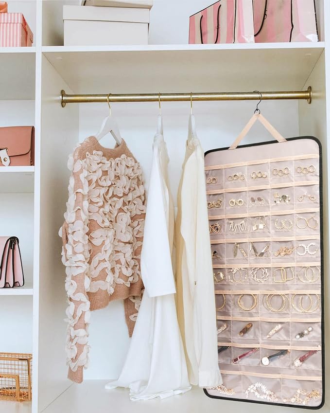 BAGSMART Hanging Jewelry Organizer Storage Roll - Image 7