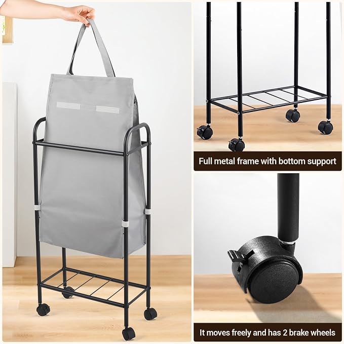 ELYKEN Slim Laundry Hamper - Image 5