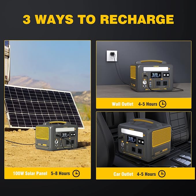 VTOMAN 939Wh Portable Power Station Bundle - Image 4