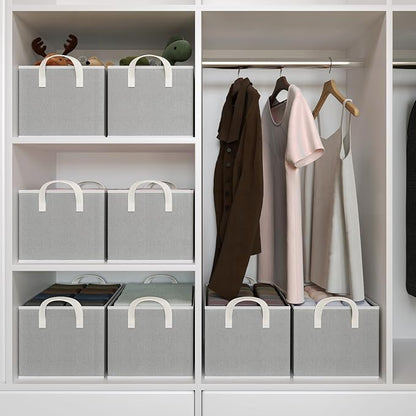 Closet Storage Bins, Fabric Closet Organizers and Storage Basket - Image 5