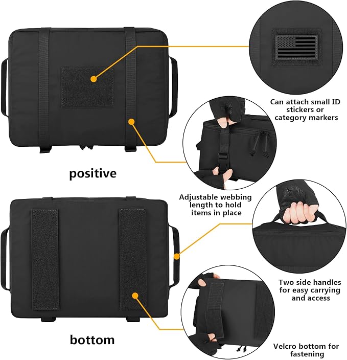 PETAC GEAR 4 PCS Tactical Modular Packing Cubes - Image 6