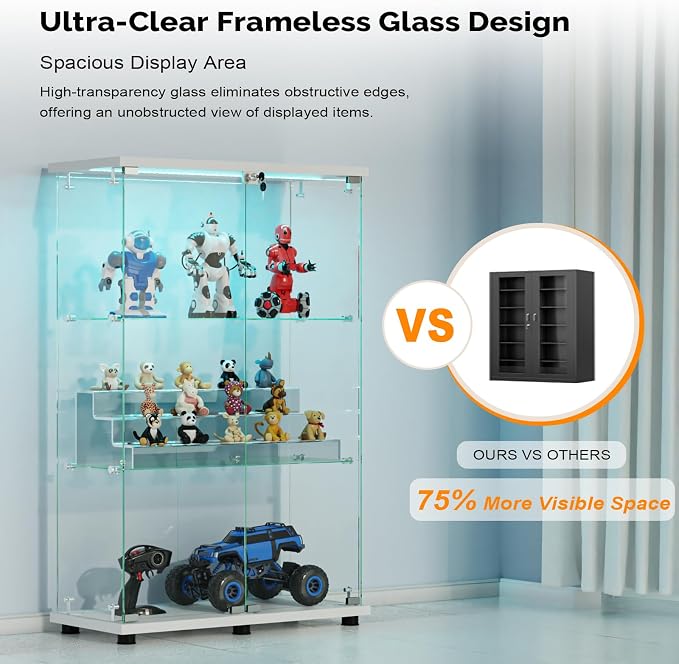 VINGLI Glass Display Cabinet - Image 5