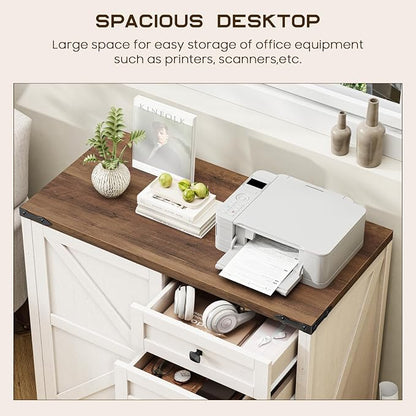 Halitaa 5 Drawer File Cabinet Office Drawers Organizer, Under Desk Cabinets - Image 5
