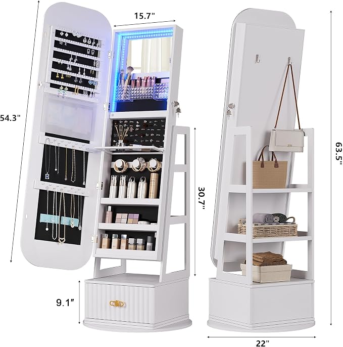 360°Swivel jewelry organizer - Image 7