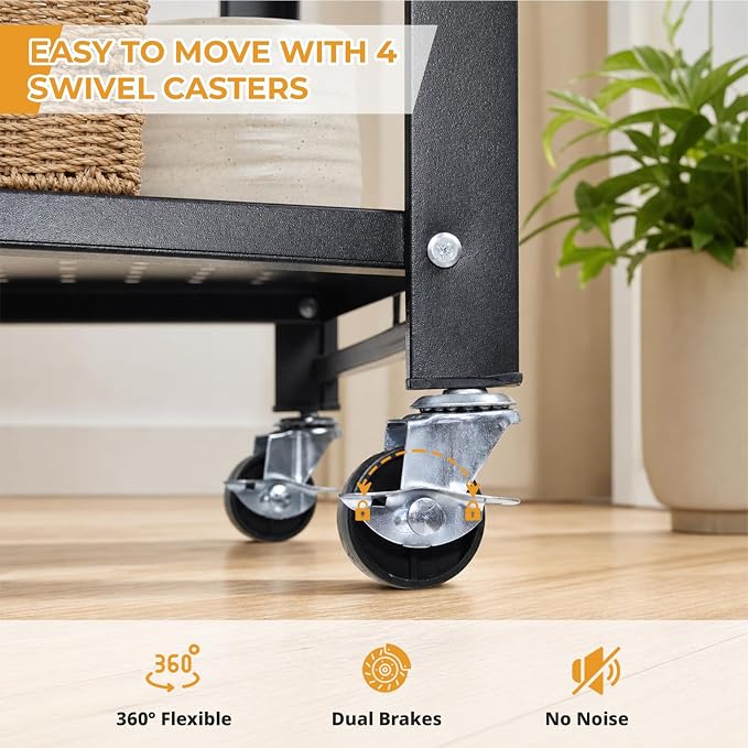 COKIHOM 5 Tier Foldable Storage Shelf - Image 6