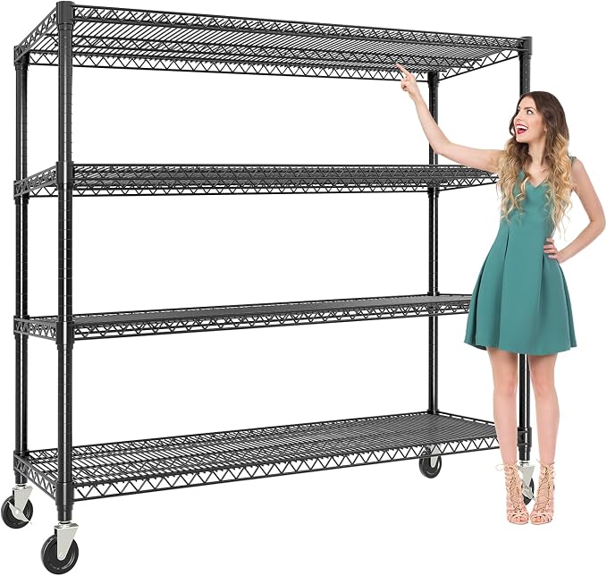 71" H Storage Shelves 2640LBS Heavy Duty Shelving Unit by Unknown