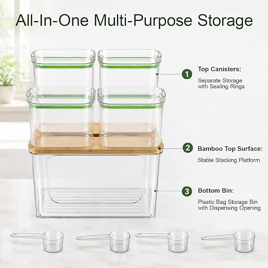 5-in-1 Trash Bag Dispenser, Laundry & Dishwasher Pods Storage Container | - Image 7