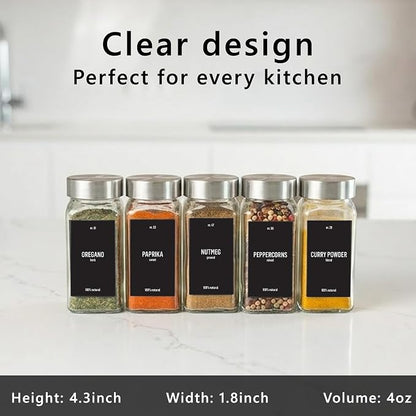 Deco haus Glass Spice Jars - Image 3