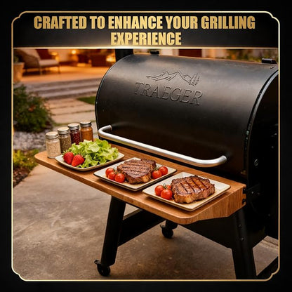 QuliMetal Foldable Front Shelf for Traeger Pro 780 and Ironwood 885, 32.48" - Image 5