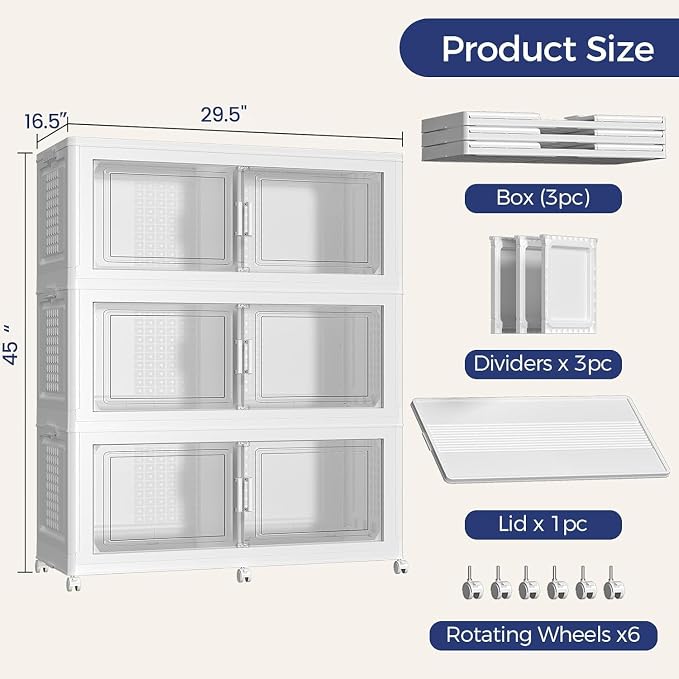 120Gal Stackable Storage Bins - Image 2
