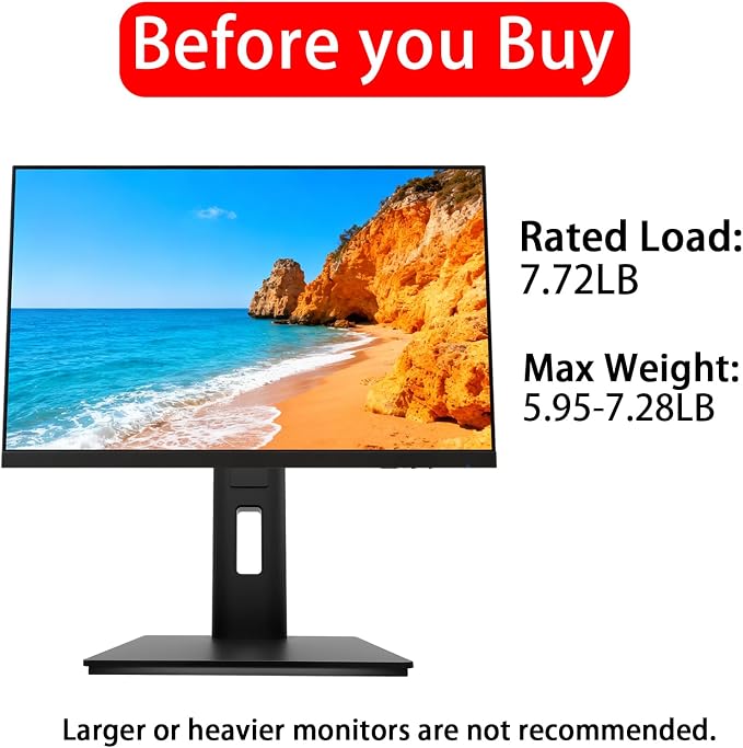 2026 Version Ergonomic VESA Monitor Stand, 150mm Spring Height adjustment - Image 3