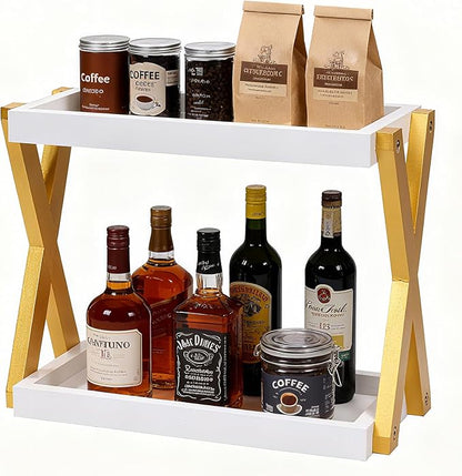 Bathroom Counter Organizer, Wooden Sink Shelf by DUICIRXismadeforlove%EF%BC%81